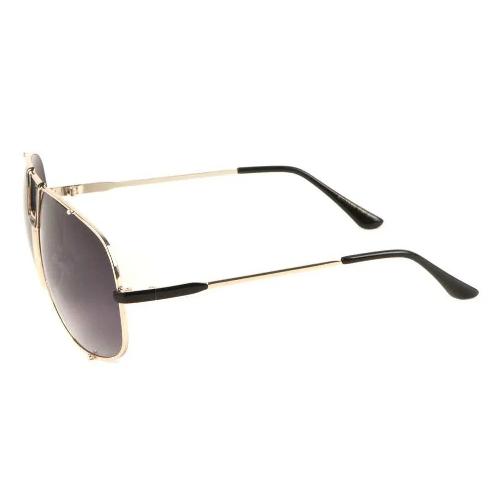 Sunglasses‎ Gold Frame Brown Lens Fashion Pilot Sun Glasses Men UV400 Protection